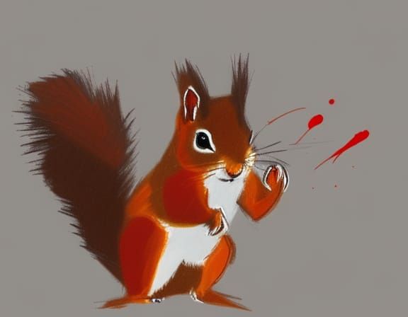 angry squirrel