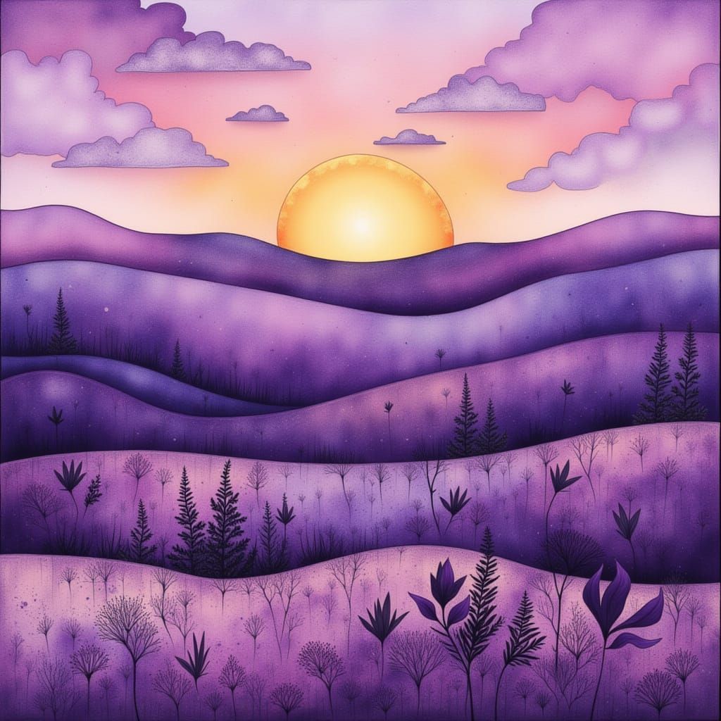 Purple Sunset