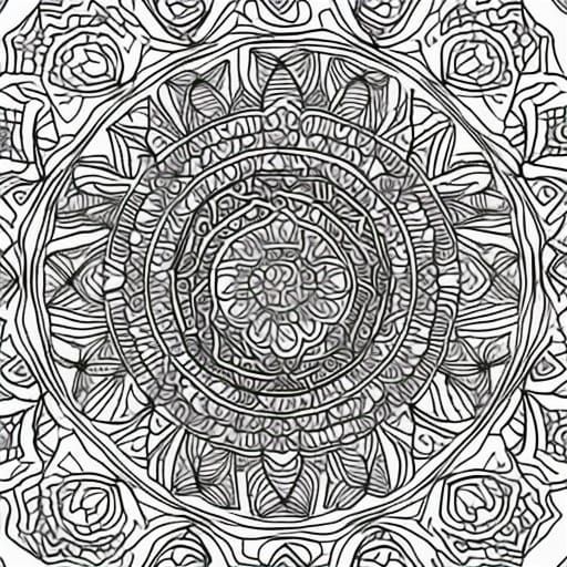Simple Coloring Page Image