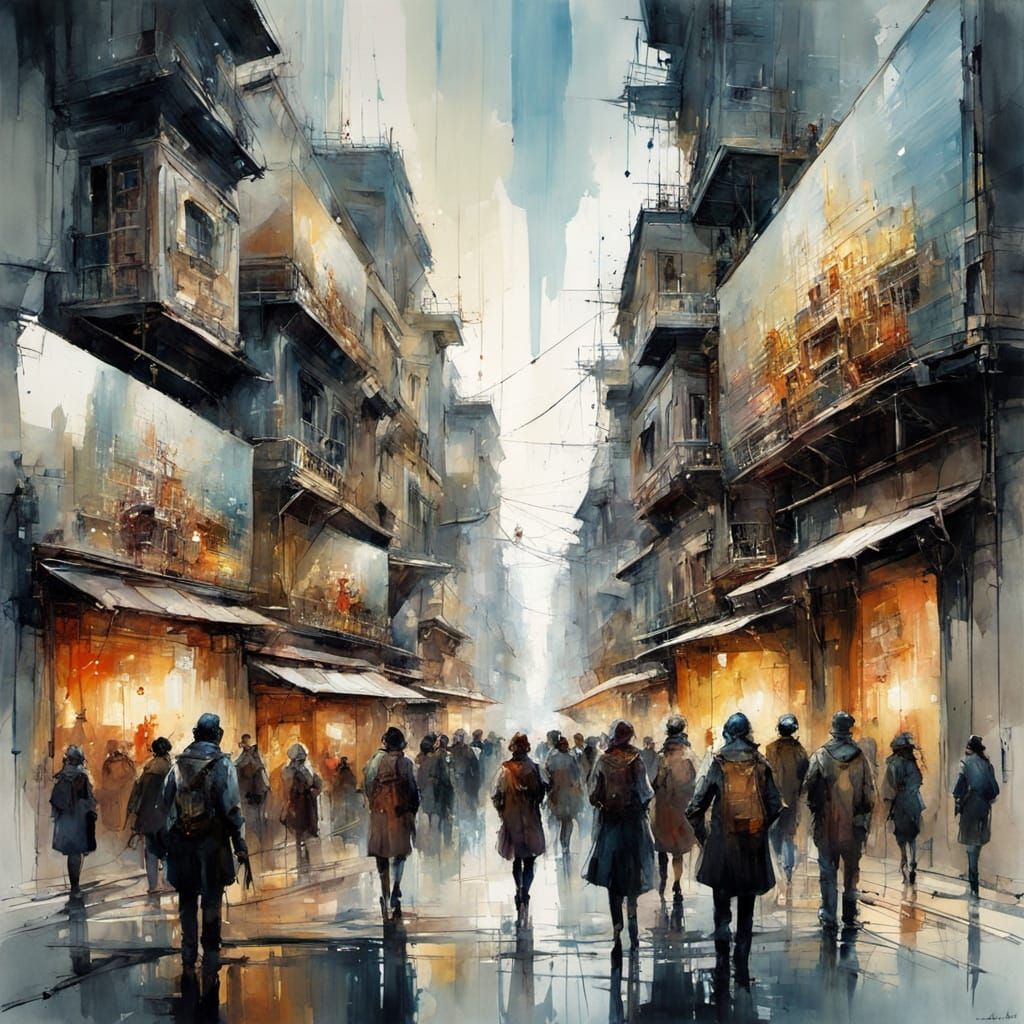 Exploding Treasure Chest Double Exposure Art