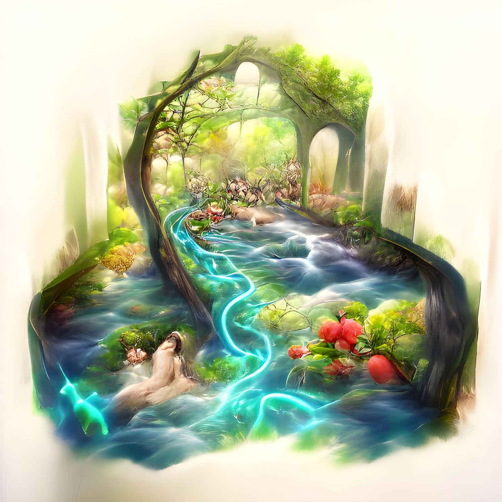 Peaceful River Landscape