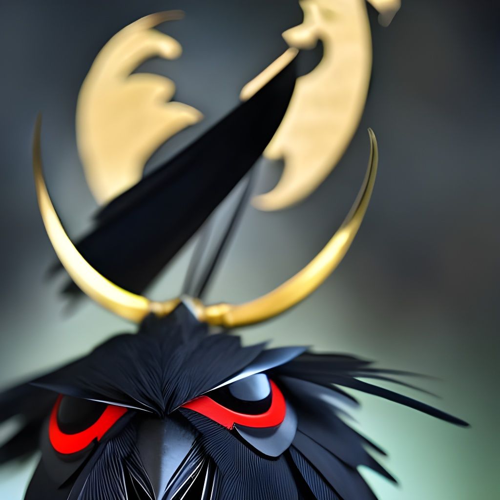 Tokoyami Fumikage: Dark Fantasy Horror Portrait