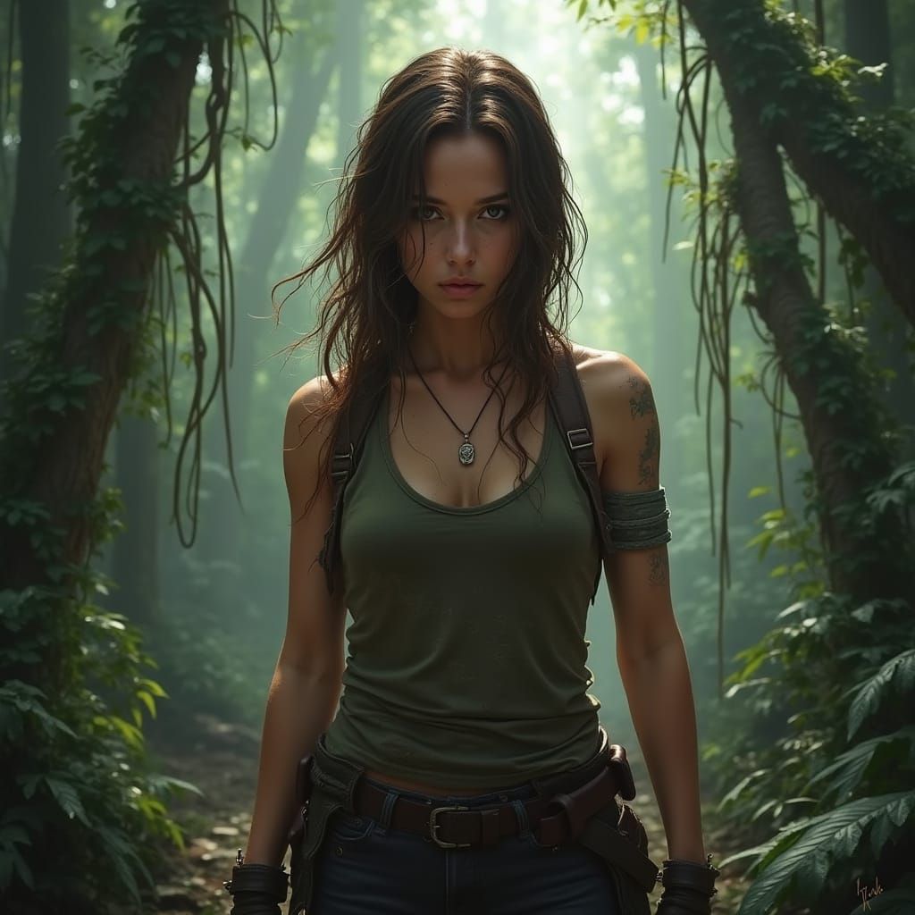 Fierce Tribute Stands Defiant in Overgrown Jungle