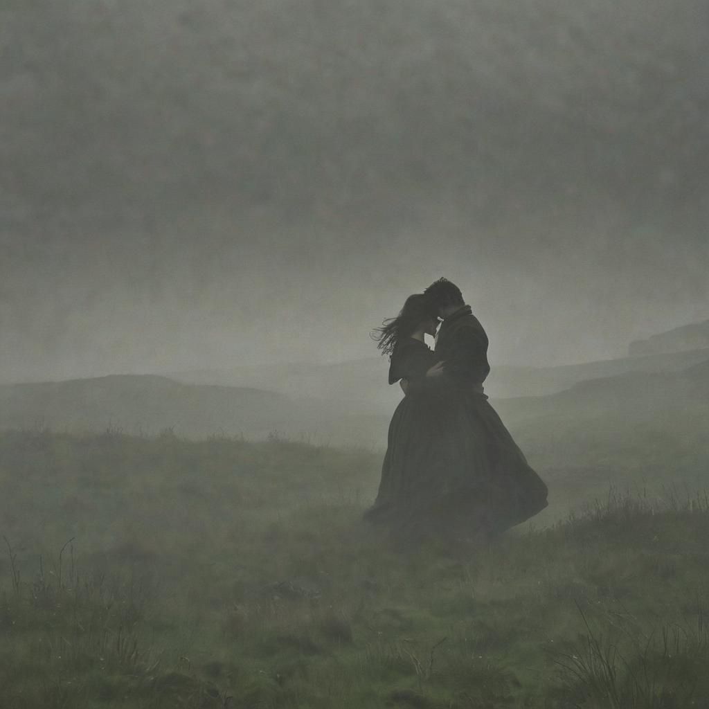 Candyland Wuthering Heights: Digital Art Illustration