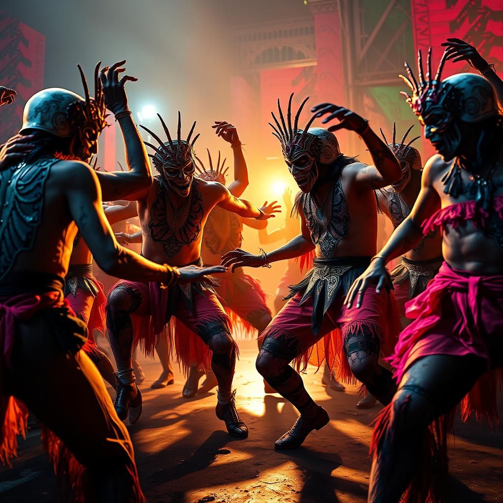 jabbawockeez in dance battle with zombie counterparts Hyperr...