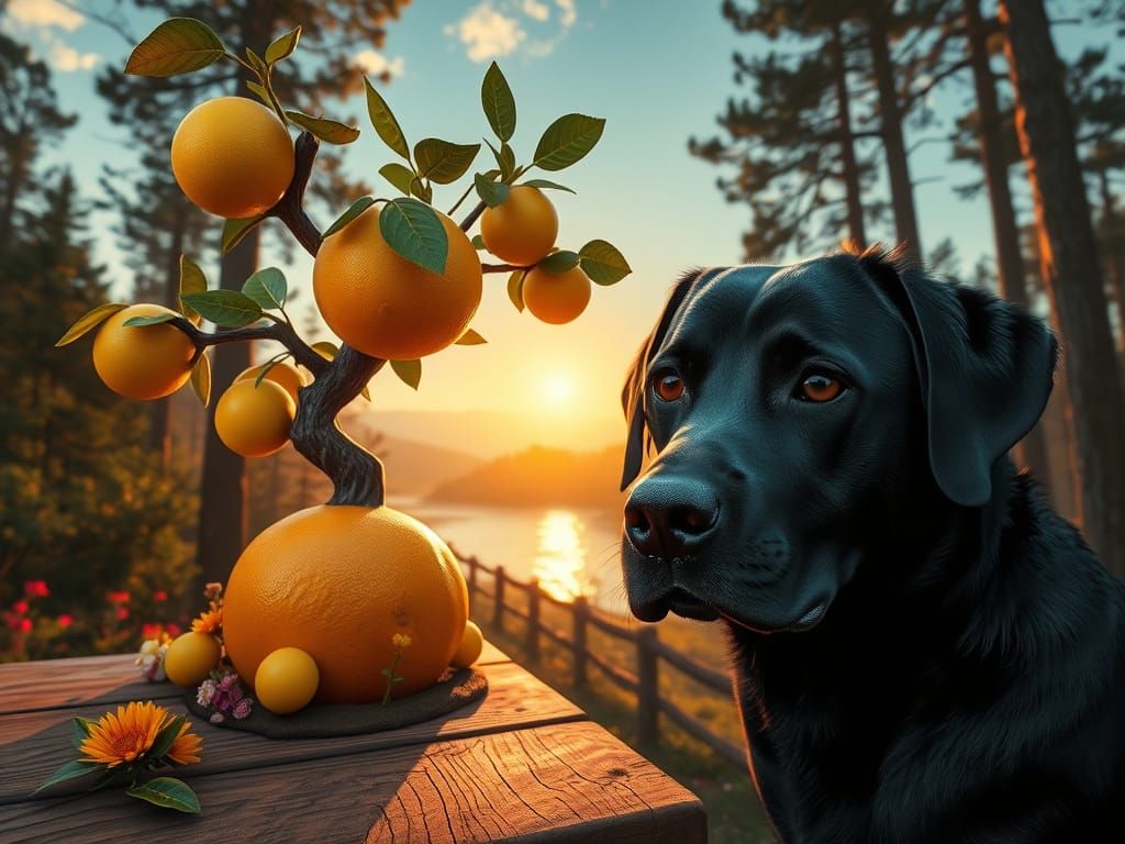 Hyperrealistic Surreal World in Cyberpunk Style