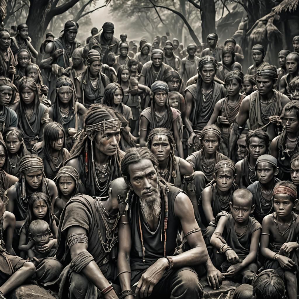 Hyperrealistic Avatar of People Concerned About Life