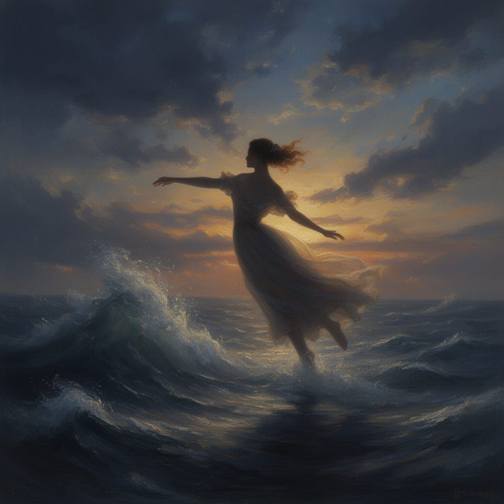 Titanic Farewell Scene in Dramatic Romantic Style