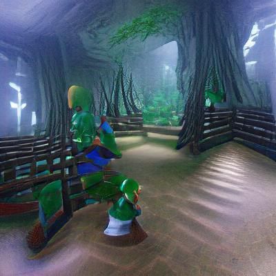 Ocarina of Time Forest Temple in 8K