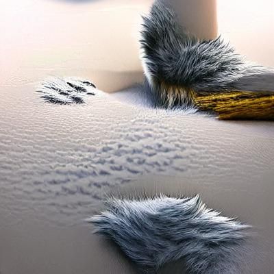 Furry Character in Detailed Matte Painting