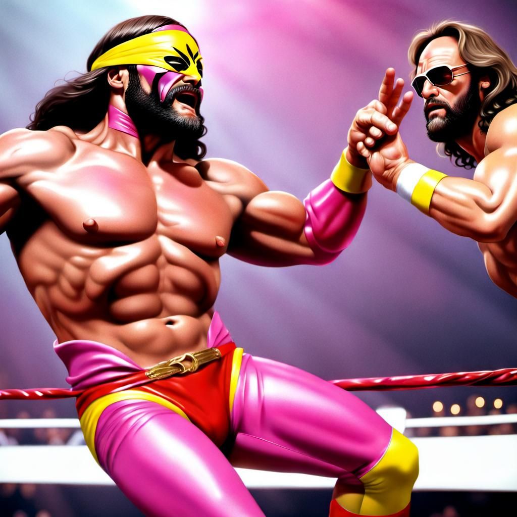 Wrestler Elbow Drops Religious Icon in Ultra-Realism