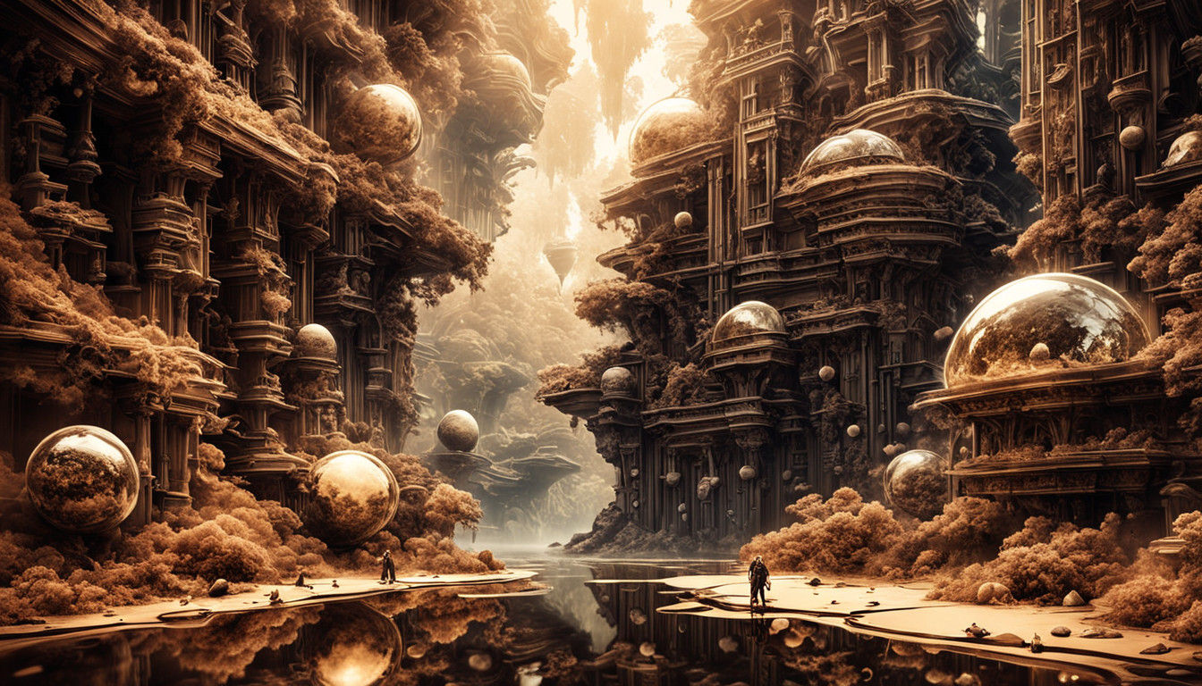 Ethereal Still Life in Earthy Tones, Quantum Realism