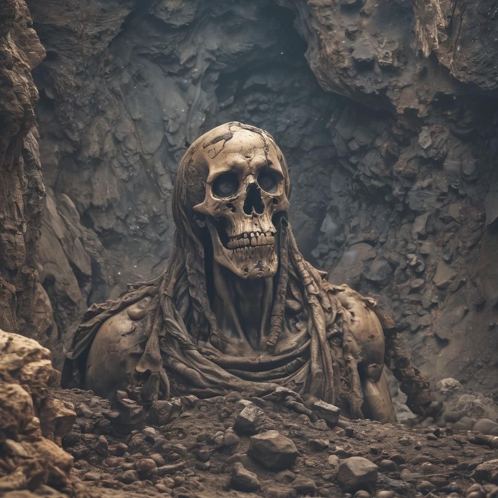 Pluto, God of Death, Overlooking the Underworld