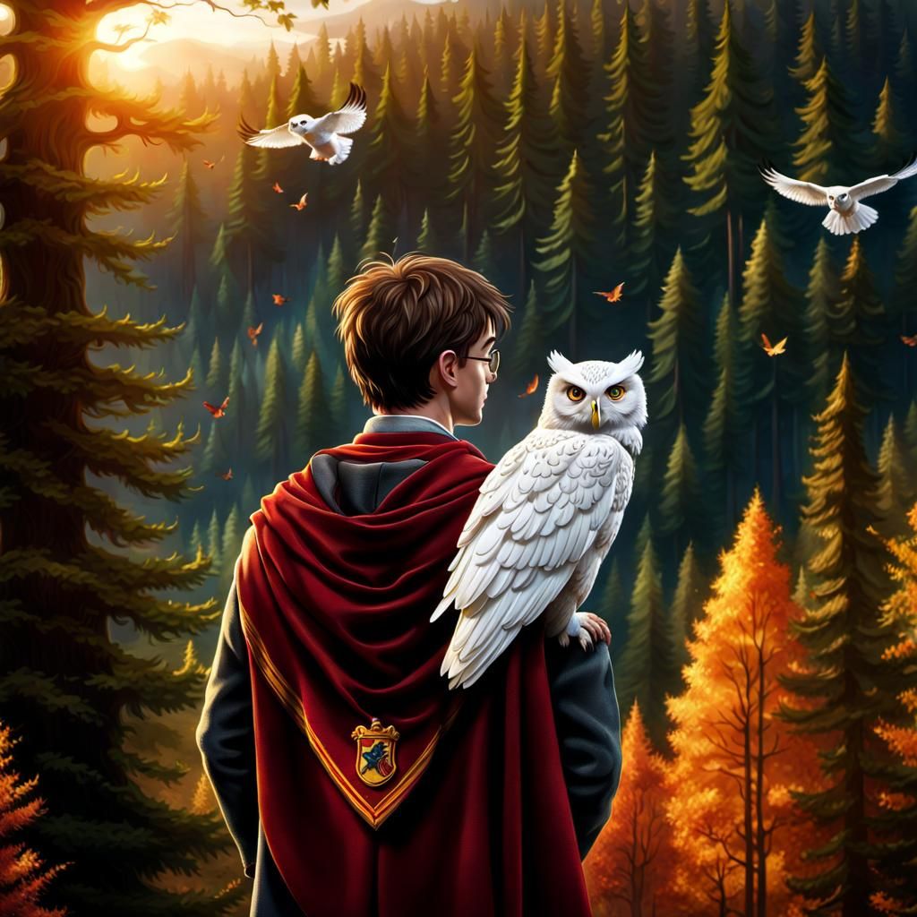 Harry Potter. Autumn woods near Hogwarts 🍂🪄🦉