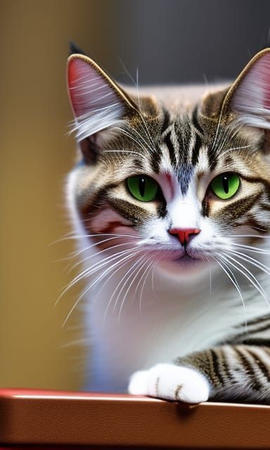 Gangster Cat Mischief in Pixar Style