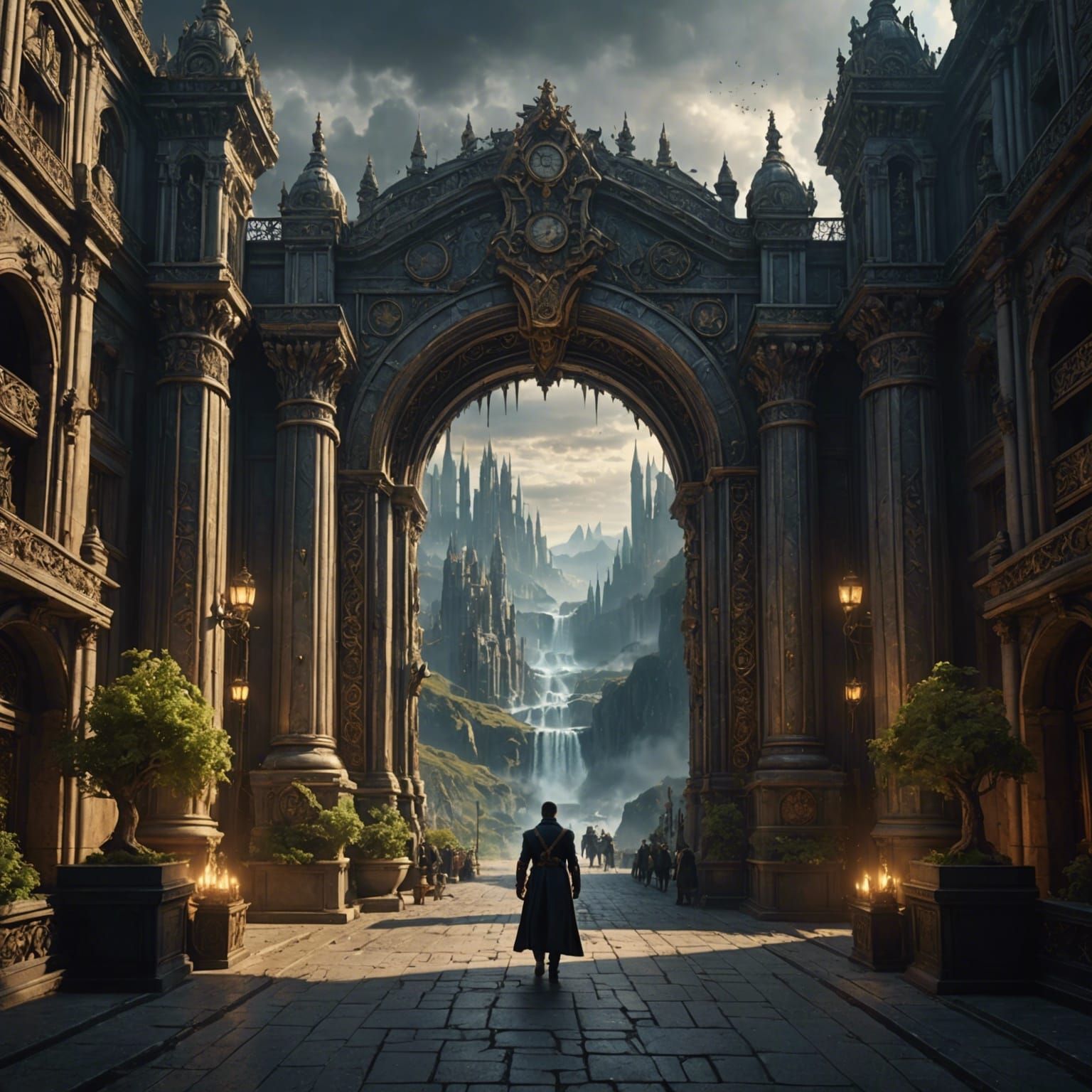 Epic Entrance to a Kingdom: Digital Matte Painting