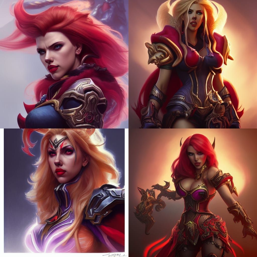 Valeera Sanguinar Portrait in Hyperdetailed Style