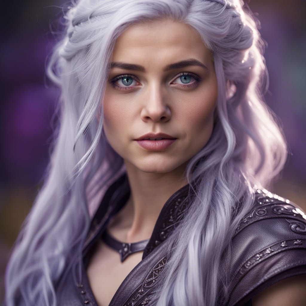 Valyrian Woman Portrait in High Resolution