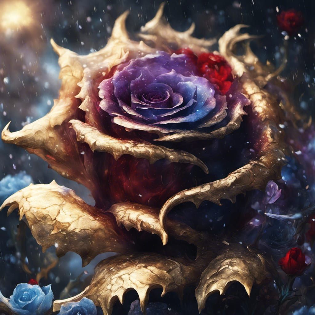 Cosmic Crystal Dissolution: A Dark Fantasy Masterpiece