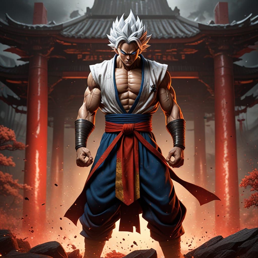 Elder God Gogeta: Mortal Kombat-Inspired Fusion of Goku and ...
