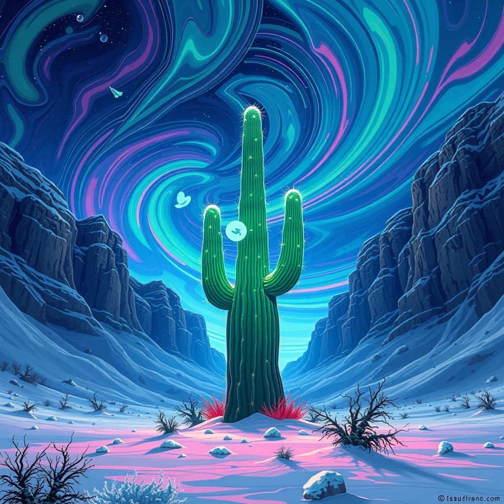 Cyberpunk Cactus Serenade