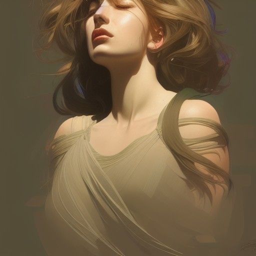 Detailed Portrait of Grace in Unreal Engine 5