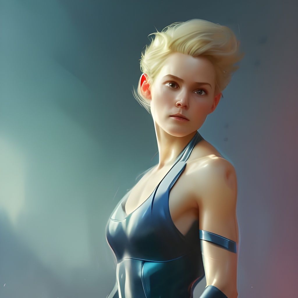 Baby Carol Danvers: Art Nouveau Portrait