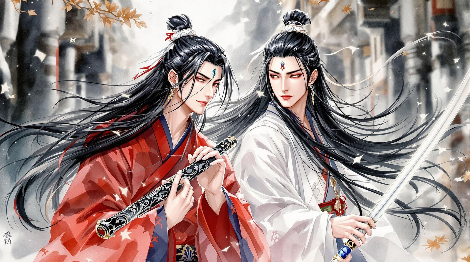 Elegant Duo of Mo Dao Zu Shi Characters