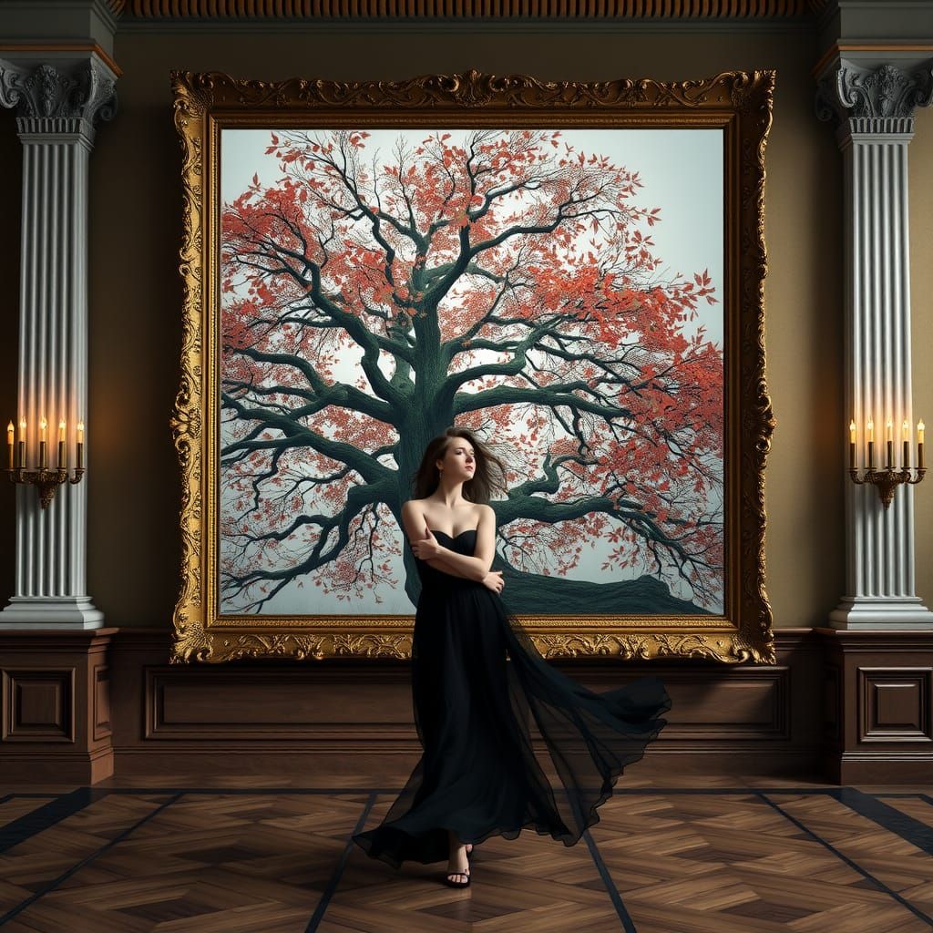 Magritte Style Museum: Maple Tree Storm