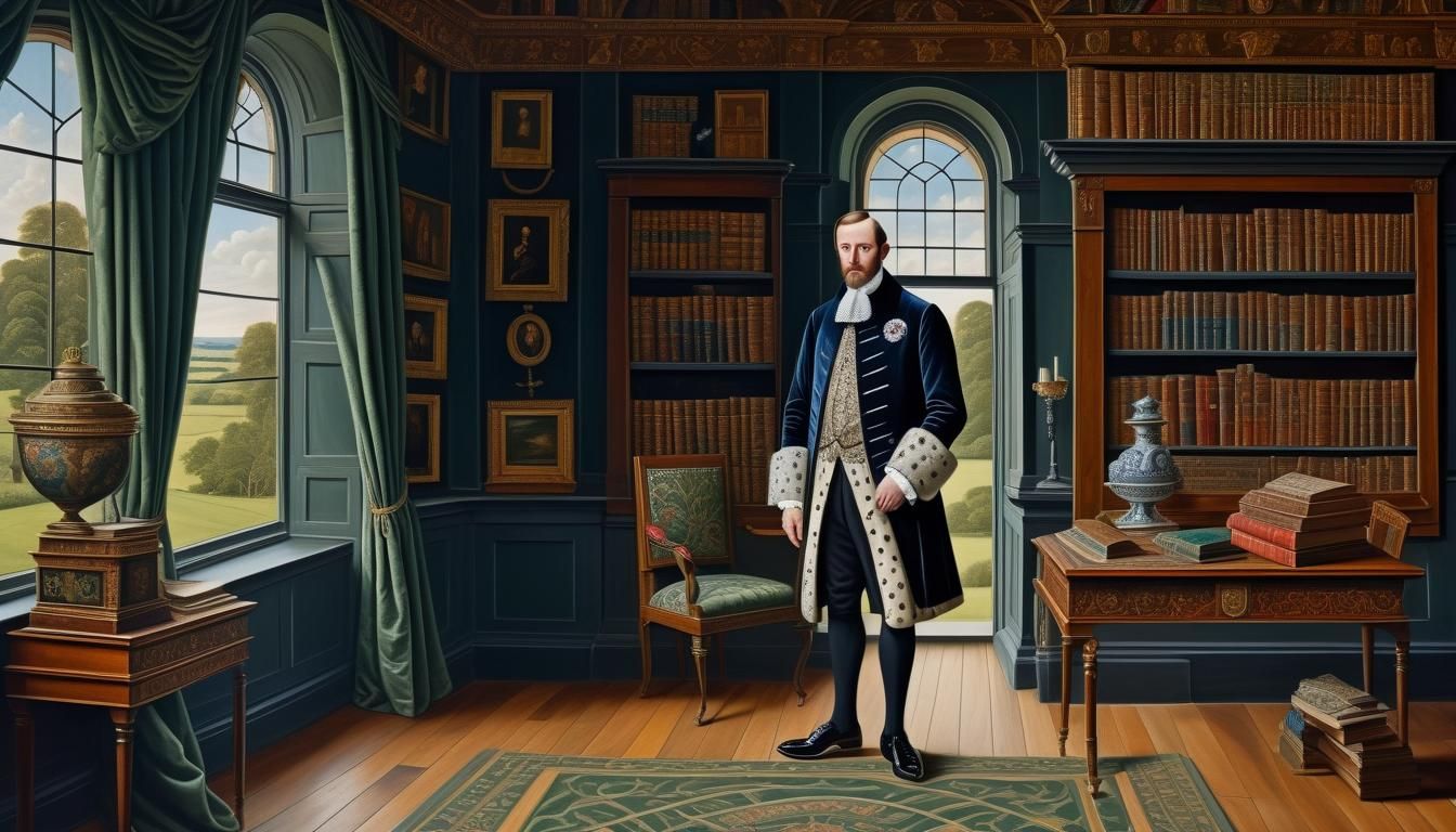 Duke of Hastings in Old Masters Style Painting