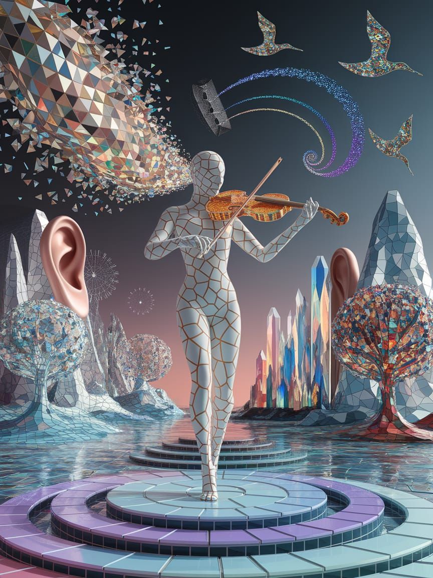 Surreal Mosaic Soundscape in Ultra-HD