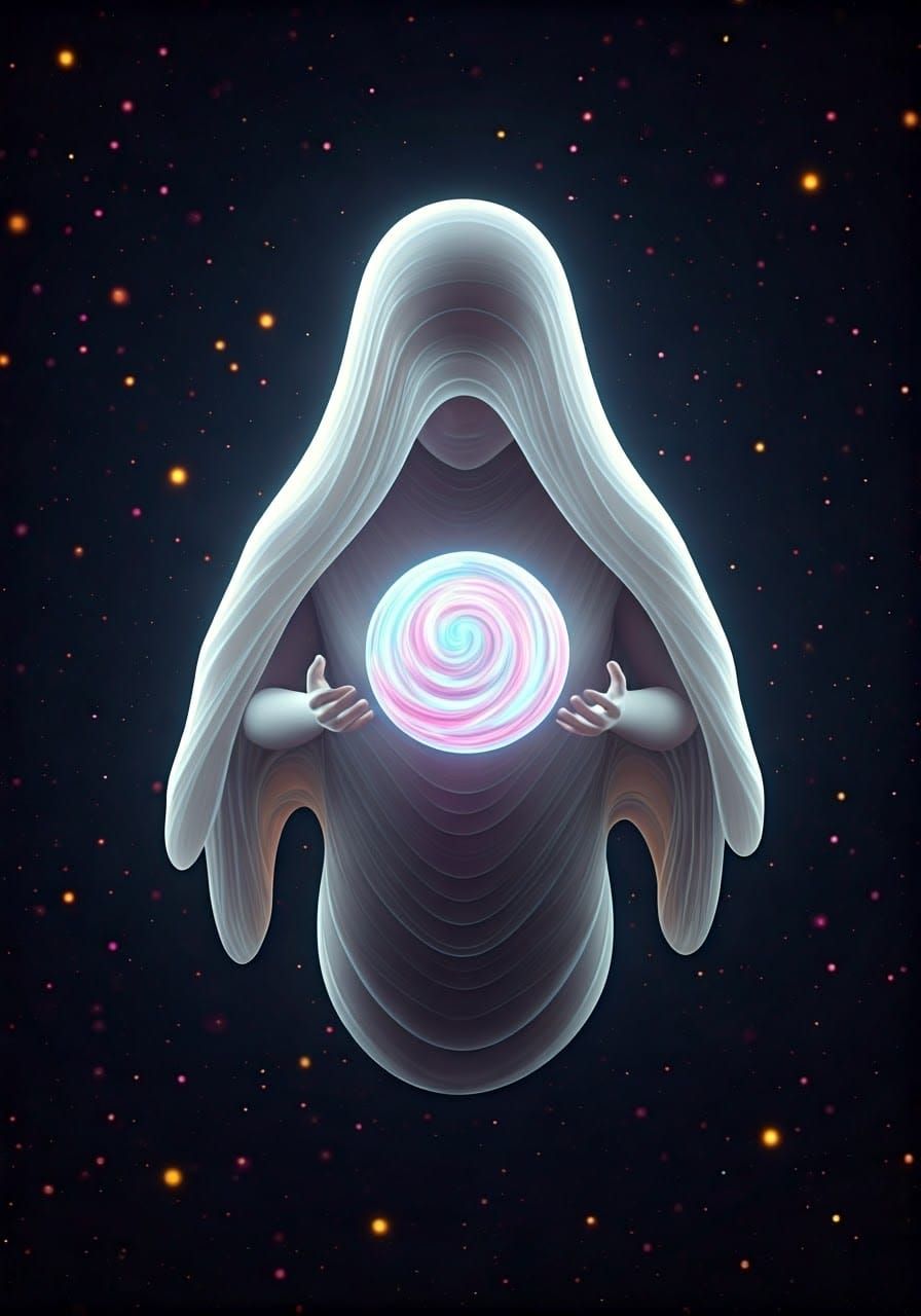 Enigmatic, Glowing Entity in Hyperspace