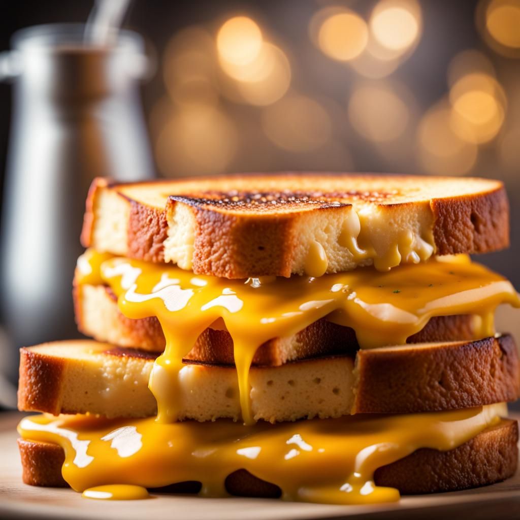 Delicious Grilled Cheese Sandwich, Professional Photography