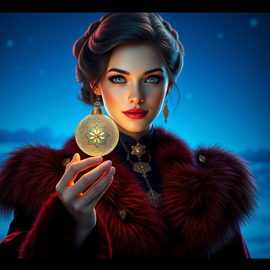 Regal Christmas Beauty Unveils Festive Ornament in Majestic....