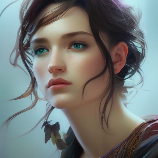 Detailed Portrait in Dynamic Lighting