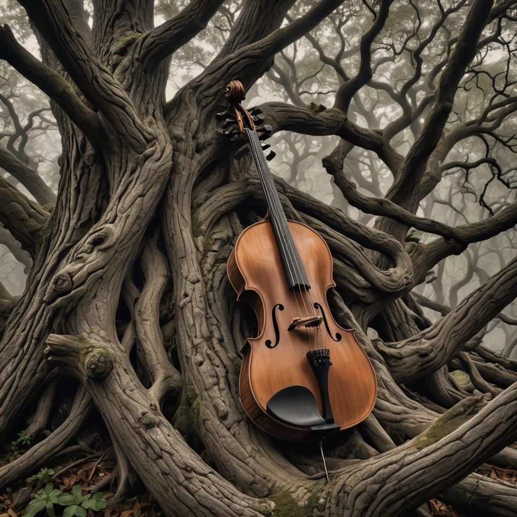 Music Soothes Beast: Hyperrealistic, Cinematic HDR Image