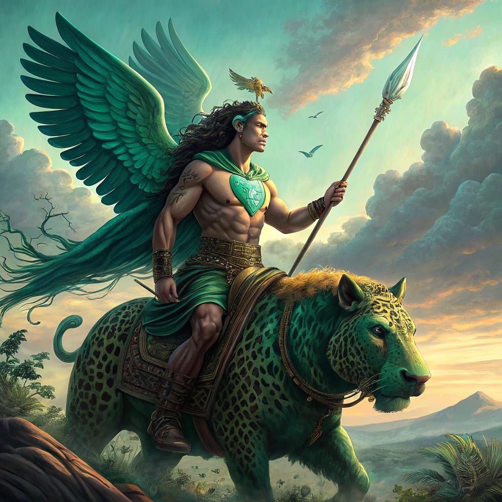 Celestial Warrior Embodies the Spirit of Paradise