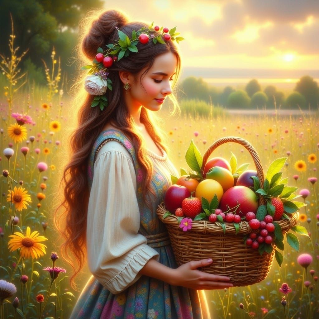 Eldrin Brings Fruit and Berries to the Needy Ladies in Pre-R...