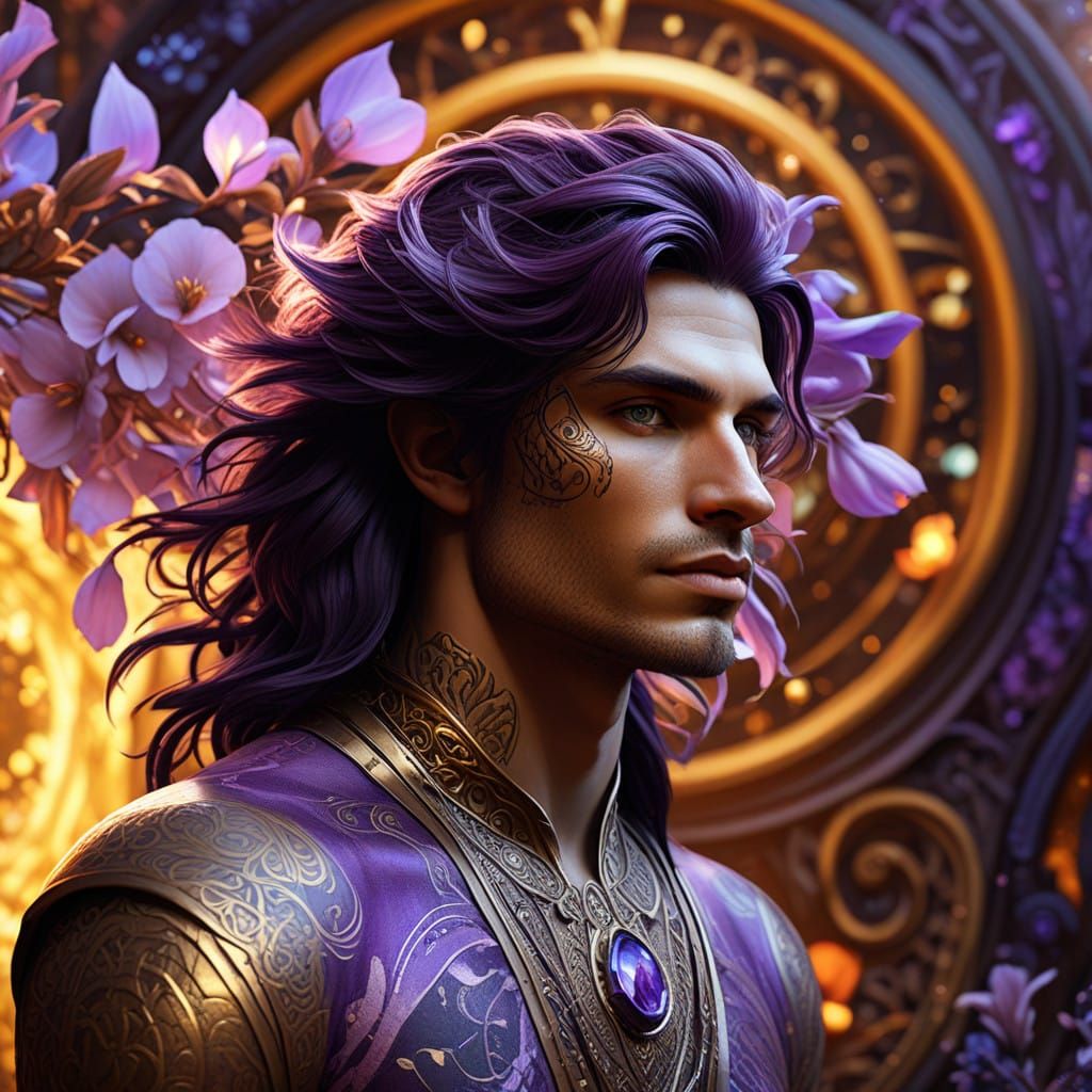 A Male Fae of desert descent