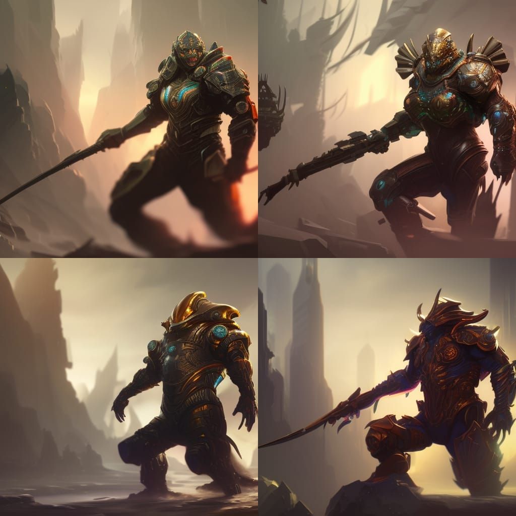 Armored Supervillain Concept Art in Unreal Engine 5