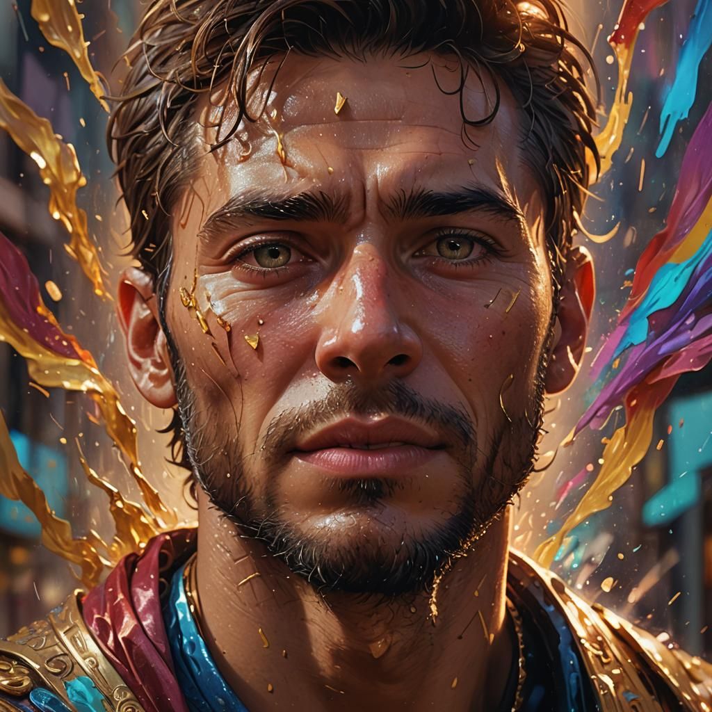 Ra Creates the World in Hyperrealistic Concept Art