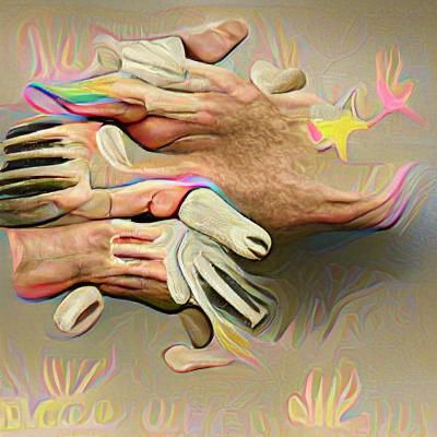 AI Generated Image of Hands