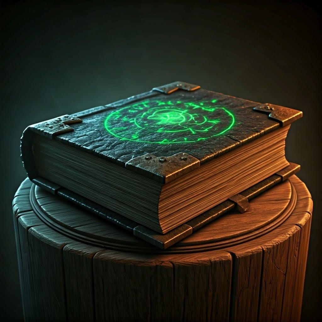 Mysterious Necronomicon: Ornate Tome of Forbidden Knowledge