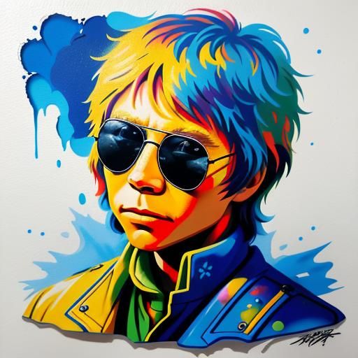 John Denver and The Little Prince, Graffiti Art