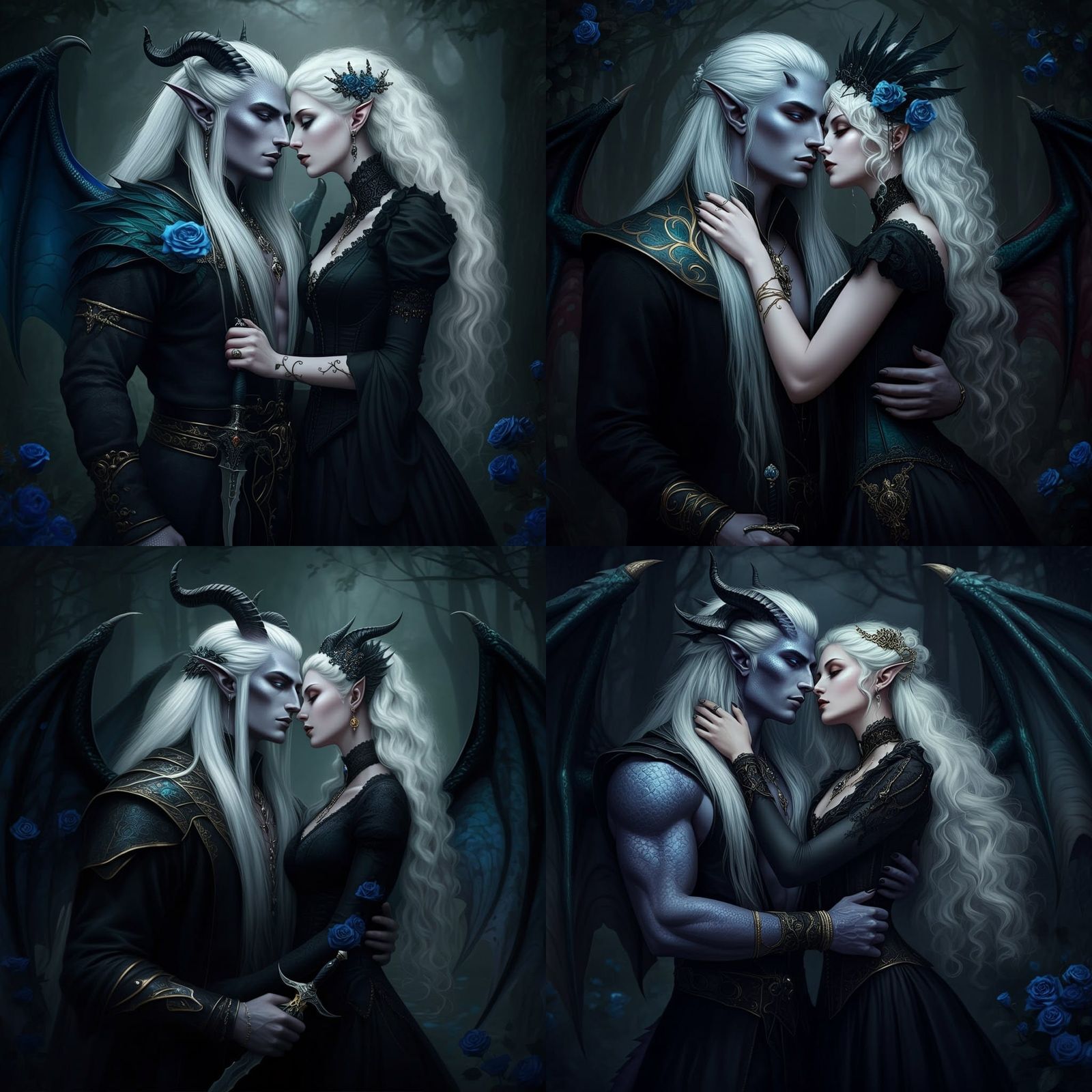 God of Death: Draconic Demon King in Gothic Style