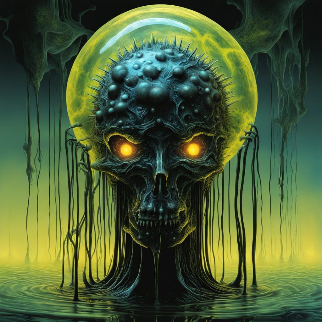 Cyberpunk Ferrofluid in a Cosmic Tesseract