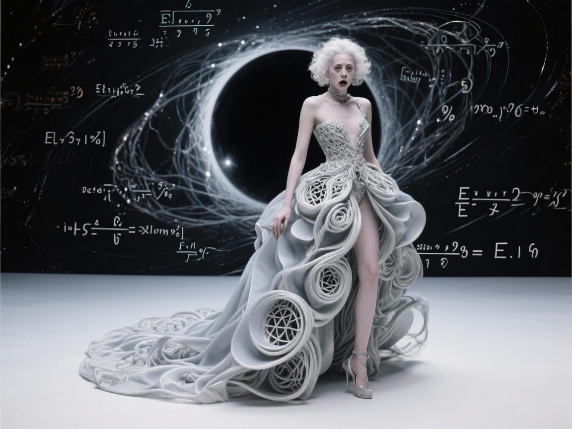 Empty & Scared Chromoshadowed Einstein Couture