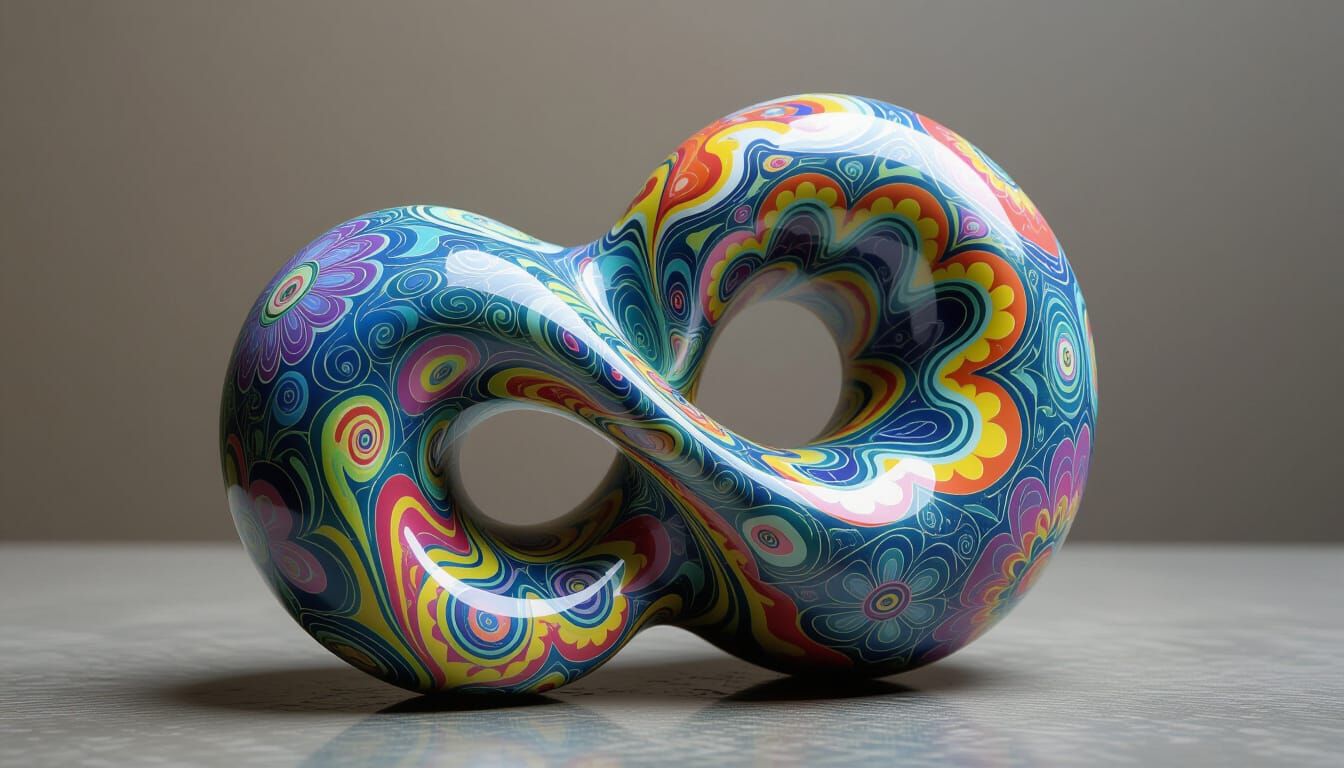 🏆resin cast Moebius romanesque psychedelic