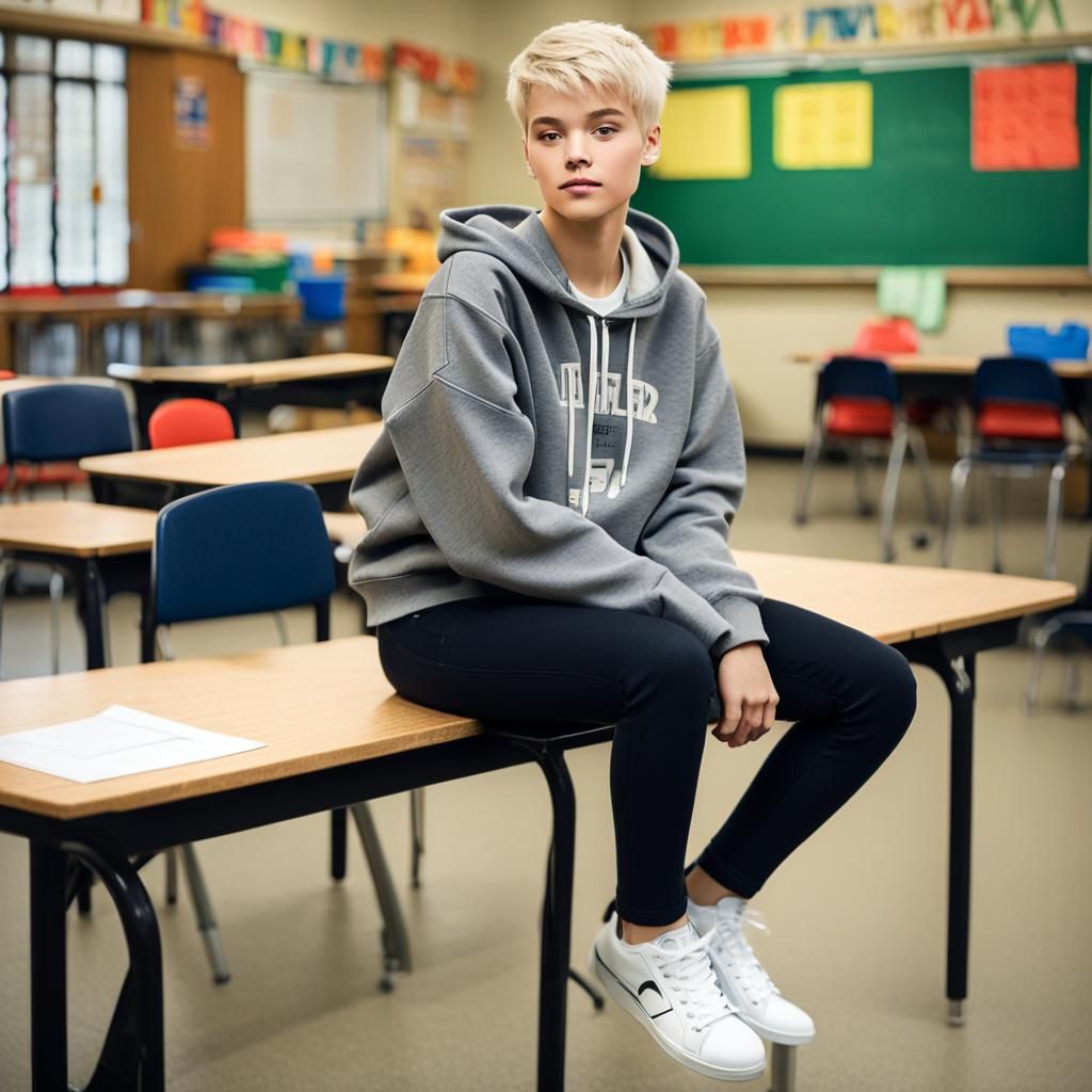 Teenage Girl Portrait in Fantasy Matte Painting Style