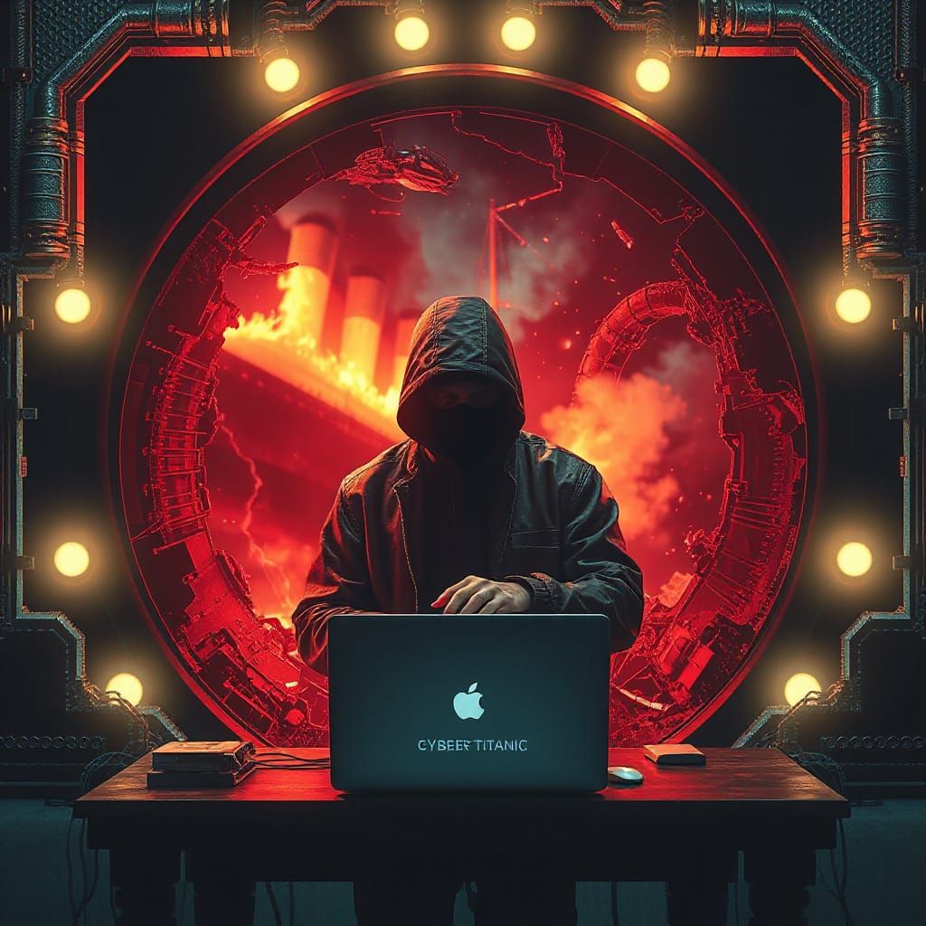 Cyberpunk Hacker Opens Portal to Titanic